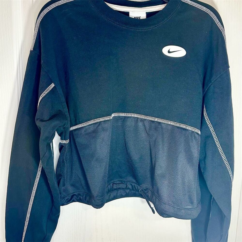 Nike Sportswear Icon Clash Kids' Cropped Top Black Size L